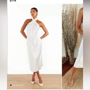 Show Me Your Mumu Jasmine Halter Midi Dress